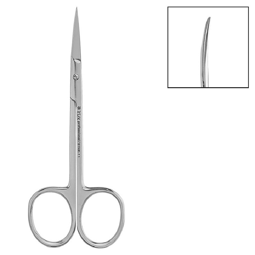 Изображение товара Профессиональные глянцевые ножницы для кутикулы IRISK 01NK-11 японская сталь