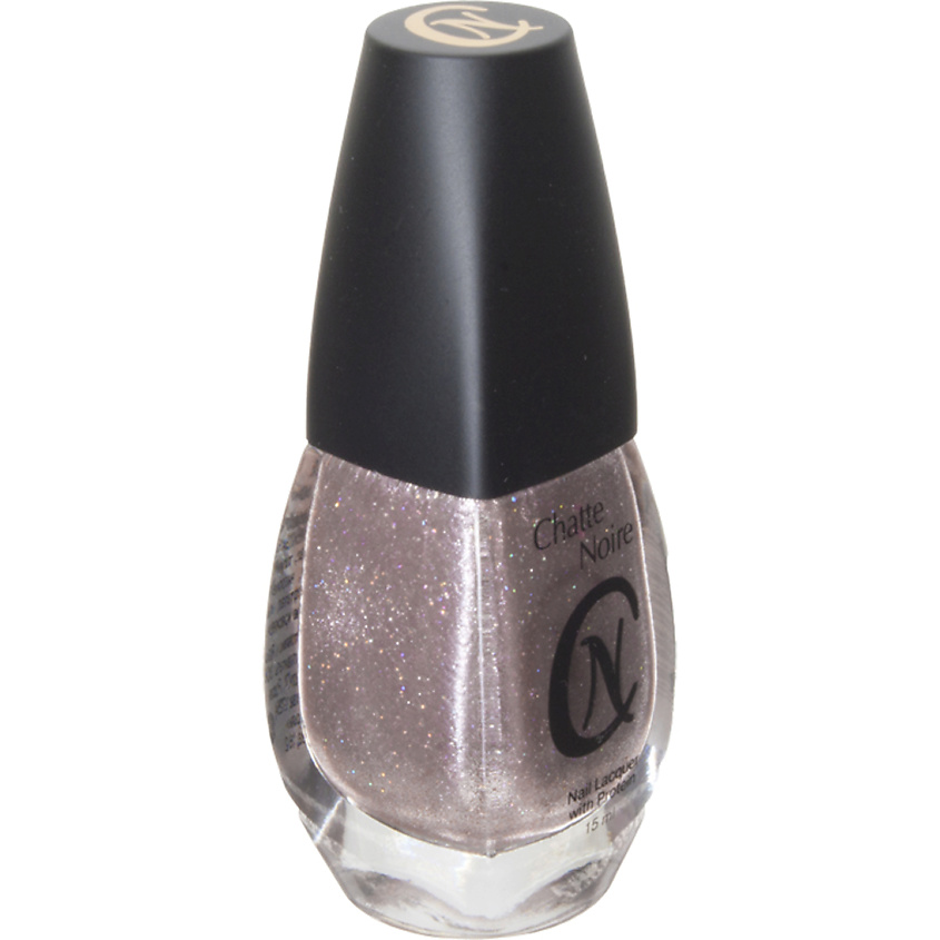Изображение товара CHATTE NOIRE лак для ногтей с мультиголографическими блестками 506 светло-сиреневый 15 мл