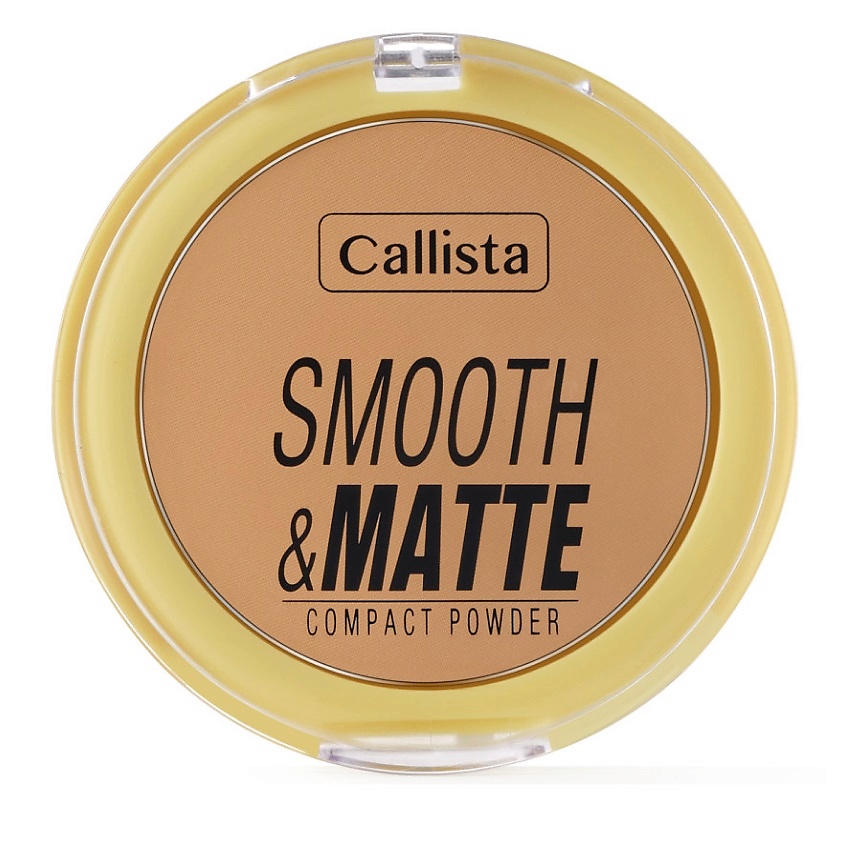 Изображение товара Пудра для лица компактная Smooth&Matte № 30 Дарк Хани CALLISTA 10 г матирующая и выравнивающая тон