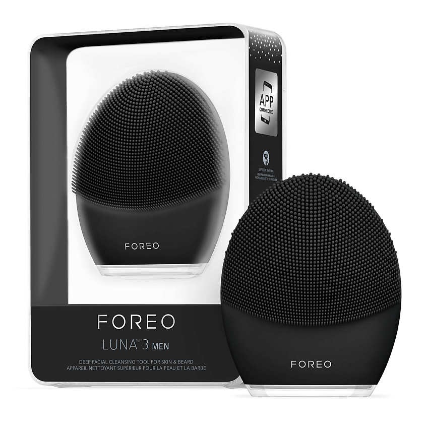 Изображение товара FOREO LUNA 3 MEN Очищающая щеточка для лица и бороды, 1 шт.