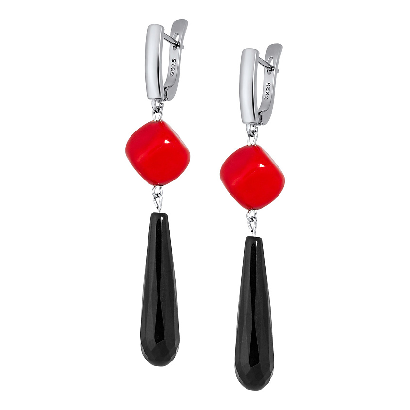 Изображение товара KOSHIKA Серьги Супрематизм, цвет: Красный