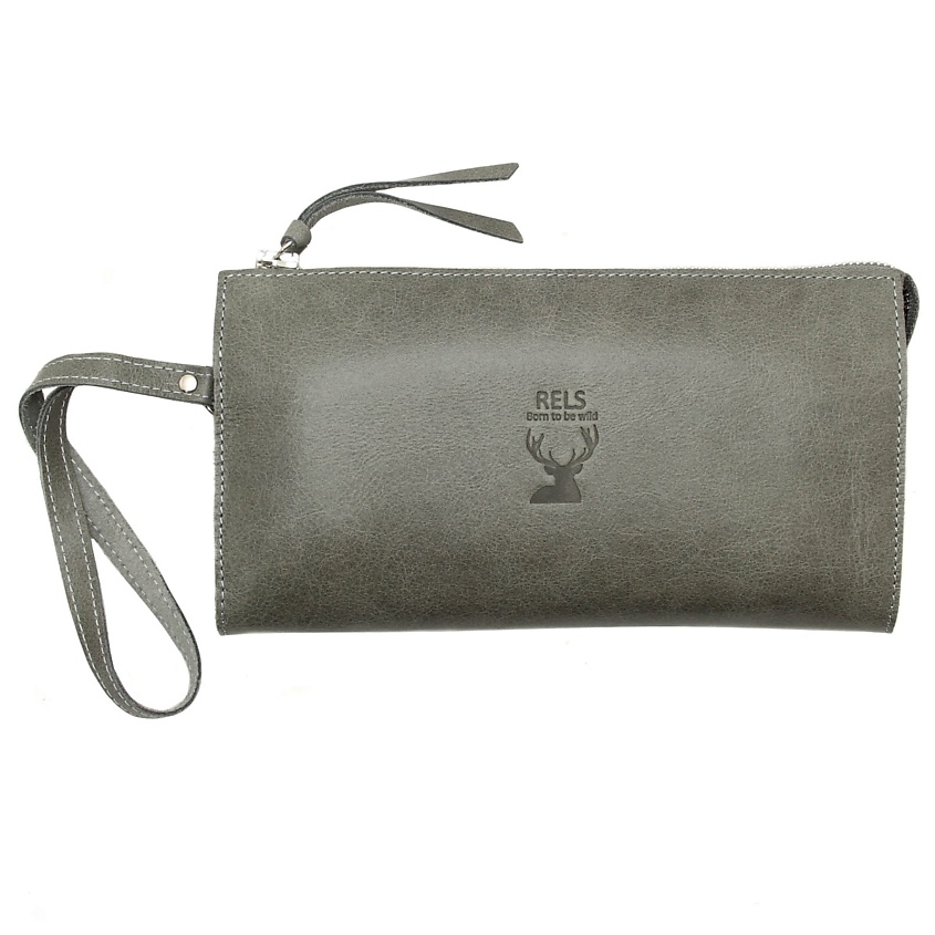 Изображение товара RELS Горизонтальное Портмоне Delta Wild, Серый