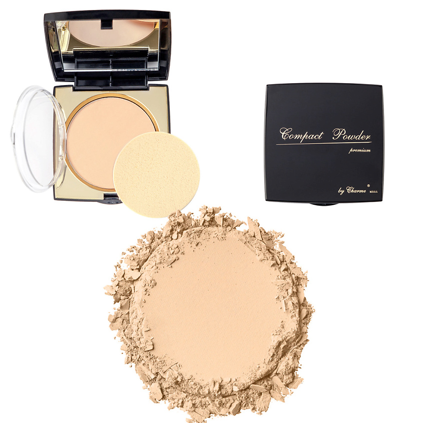 Изображение товара CHARME Пудра компактная "Premium", Кремовый