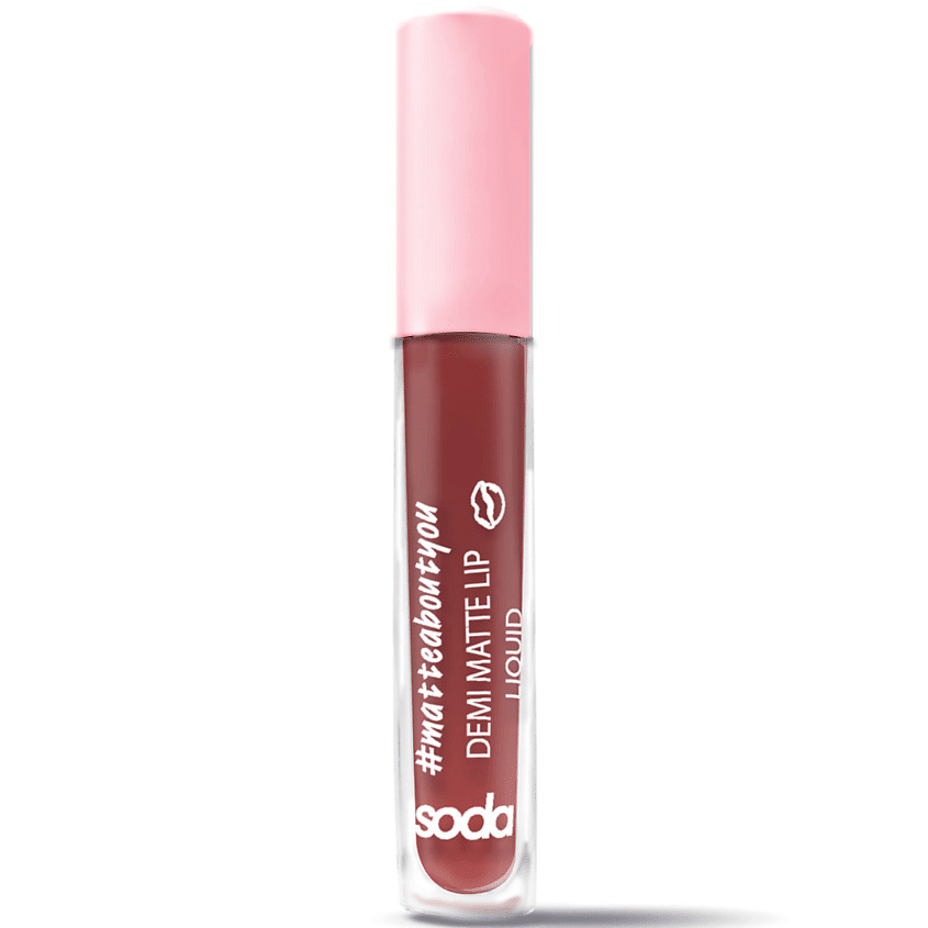 Изображение товара SODA DEMI MATTE LIP LIQUID #matteaboutyou Жидкая матовая помада, 006 FALL IN LOVE, 3,5 мл