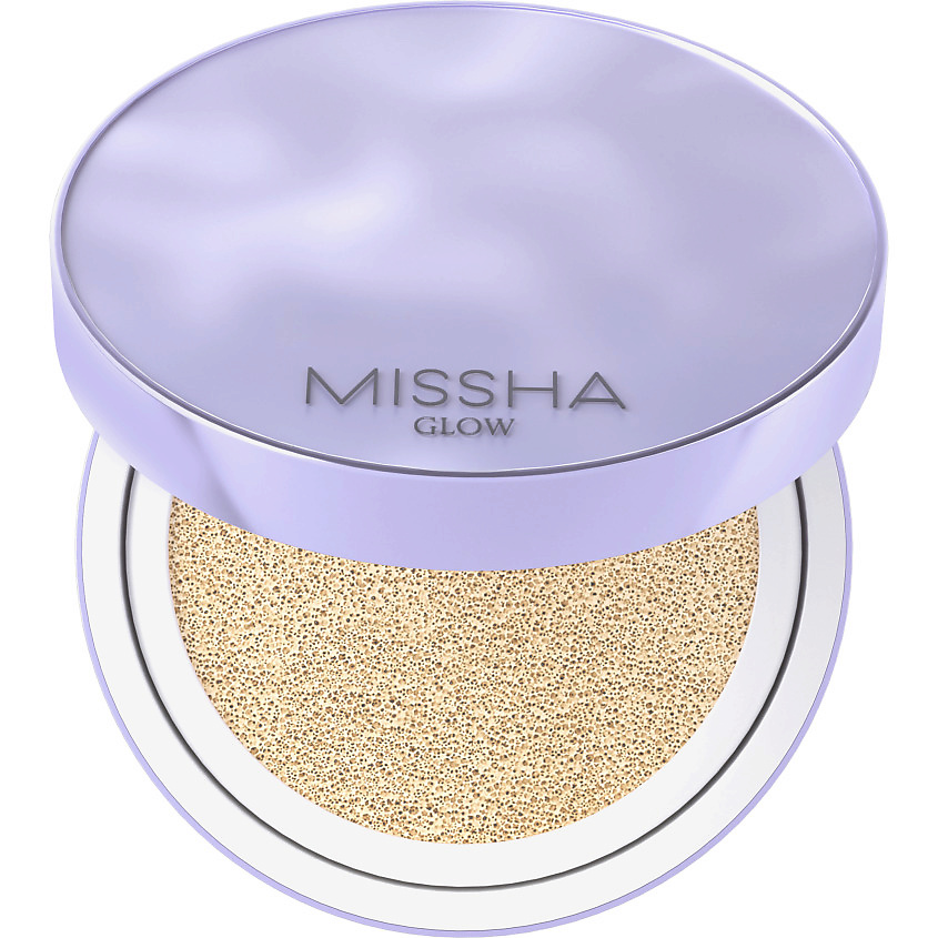 Изображение товара MISSHA Тональный кушон c антивозрастной сывороткой Glow Layering Fit Cushion, №17 Ivory, 14 г