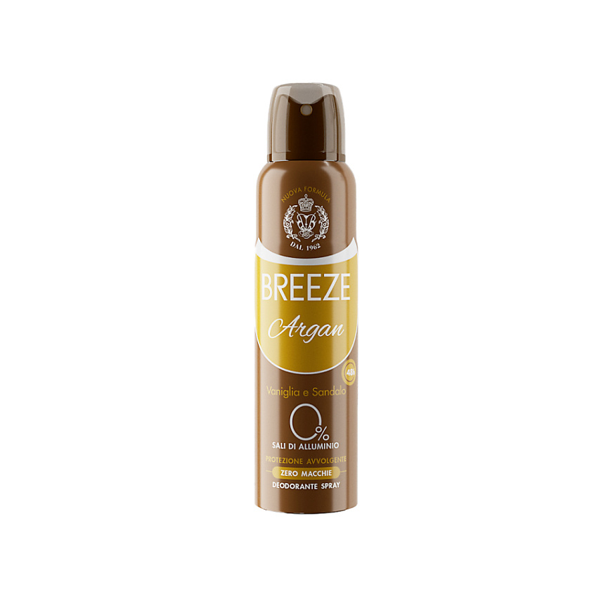 Изображение товара BREEZE Дезодорант для тела в аэрозольной упаковке Argan, 150 мл