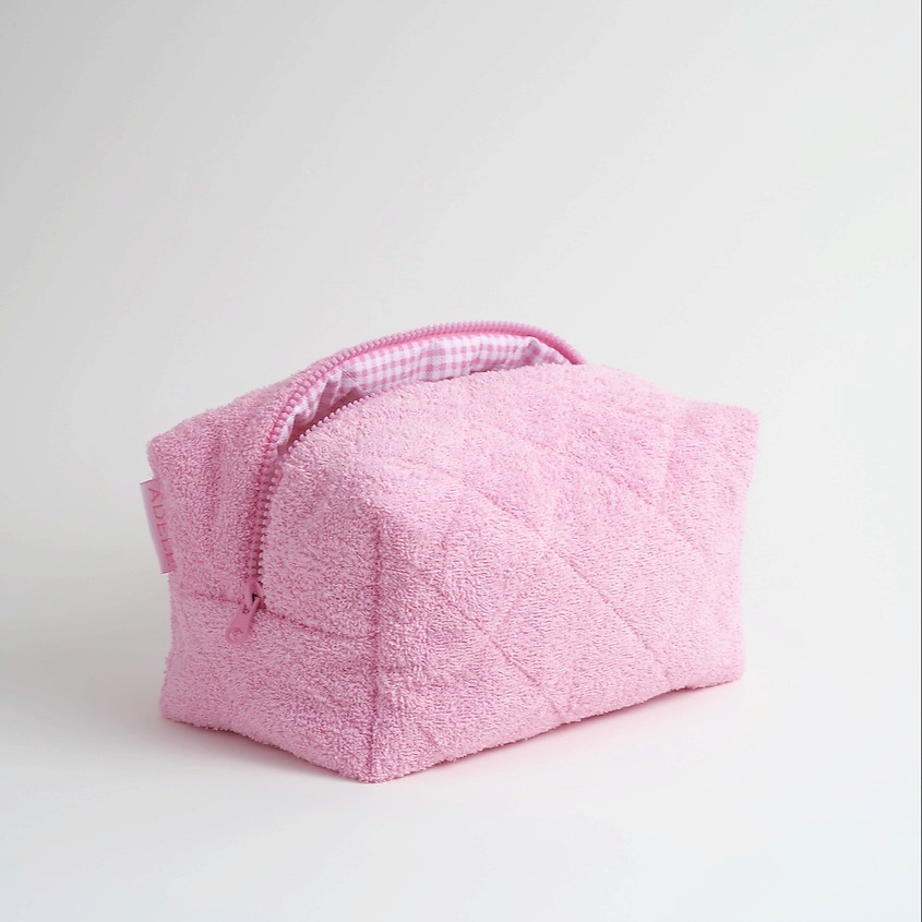 Изображение товара ADELE FOR YOU Косметичка махровая, Розовый