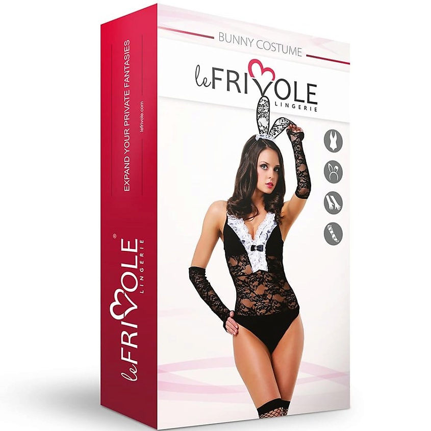 Изображение товара LE FRIVOLE Костюм Эротический зайка, цвет: Черный, размер: 50
