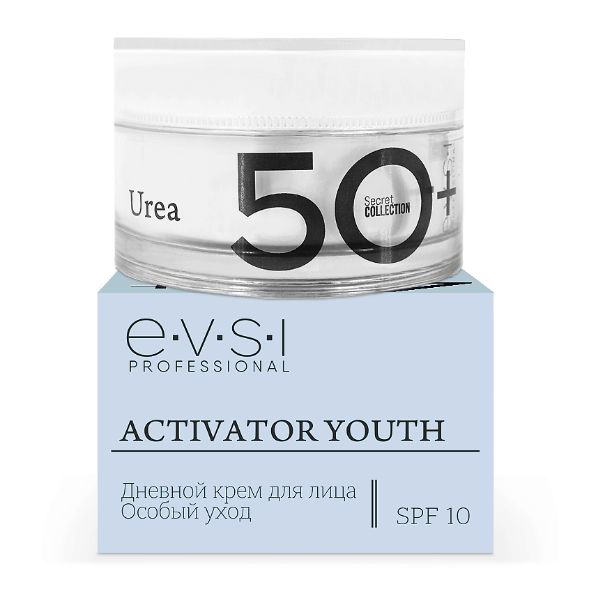 Изображение товара EVSI 50+ Дневной крем для лица , Особый уход SPF 10, 50 мл