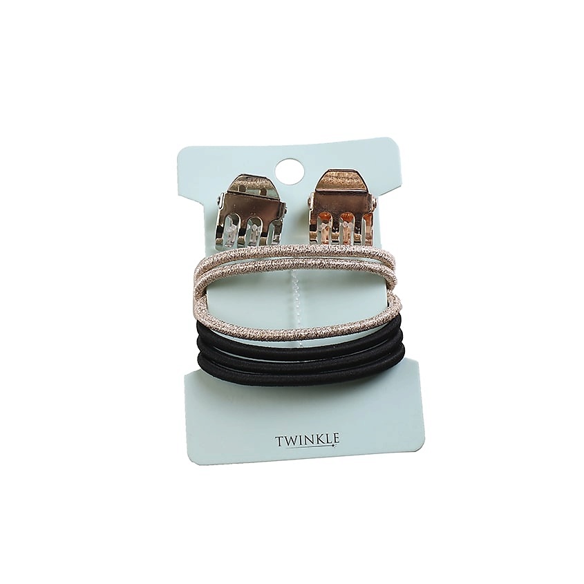 Изображение товара TWINKLE Набор резинок для волос и заколок для волос, 6 шт.