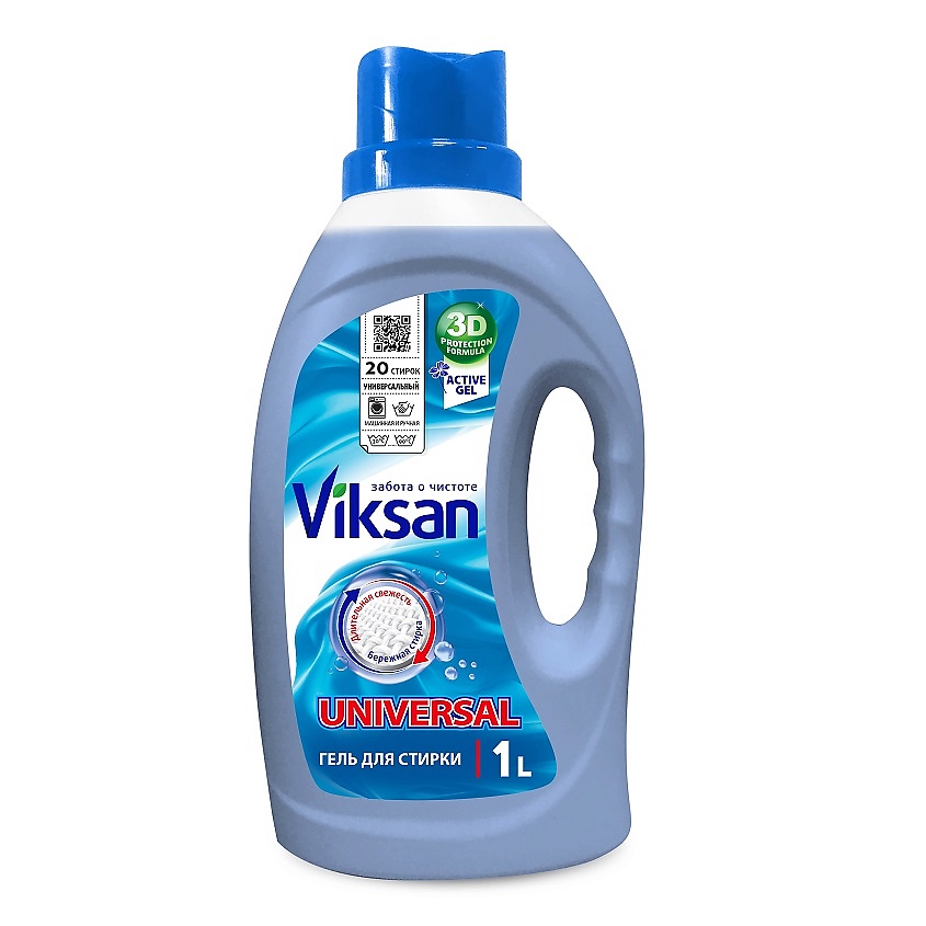 Изображение товара AQUASAN Гель для стирки VIKSAN Universal, 1 л