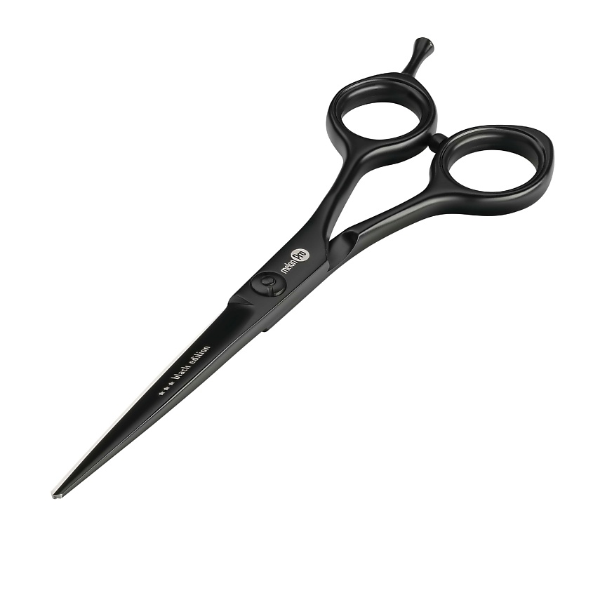 Изображение товара МЕЛОНПРО Parikmakherskie nozhitsi black edition filirovochnye 40 zubyev 6"