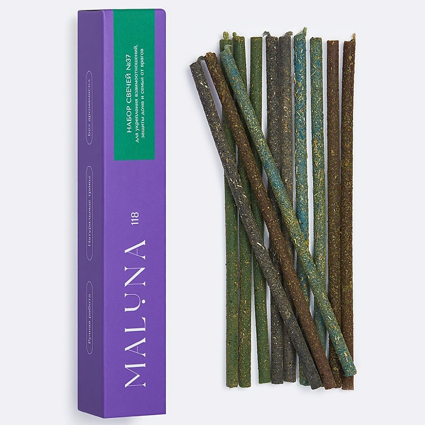 Изображение товара Магический набор свечей №37 для защиты и привлечения благополучия 12 шт