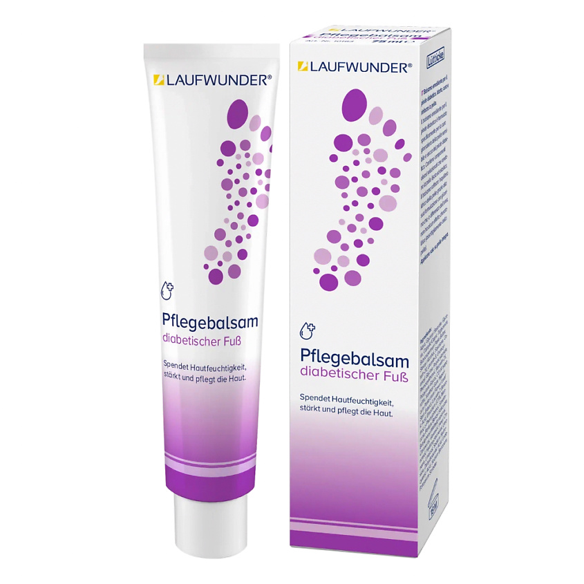 Изображение товара LAUFWUNDER Бальзам для ухода за диабетической стопой, 75 мл