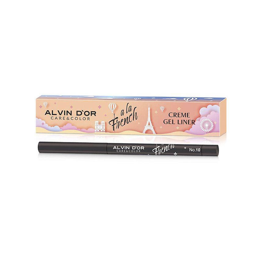 Изображение товара Кремовый лайнер для глаз ALVIN D'OR CREME GEL LINER A LA FRENCH 10 Black
