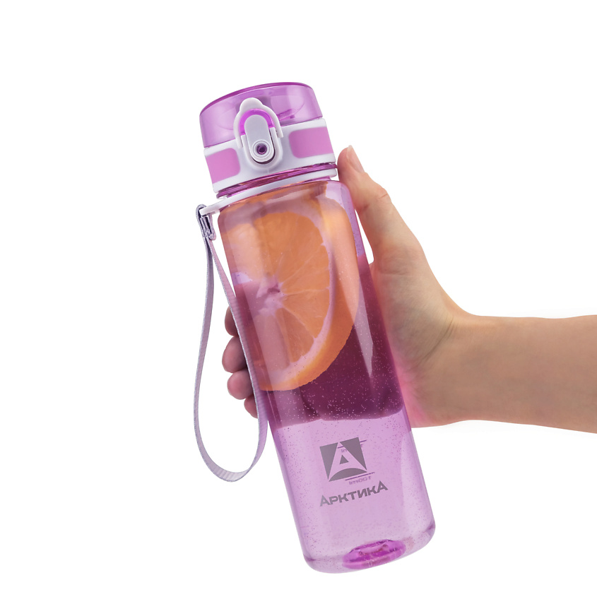 Изображение товара Бутылка для воды Арктика 0.5 л тритан с ситечком и ремешком для активного отдыха