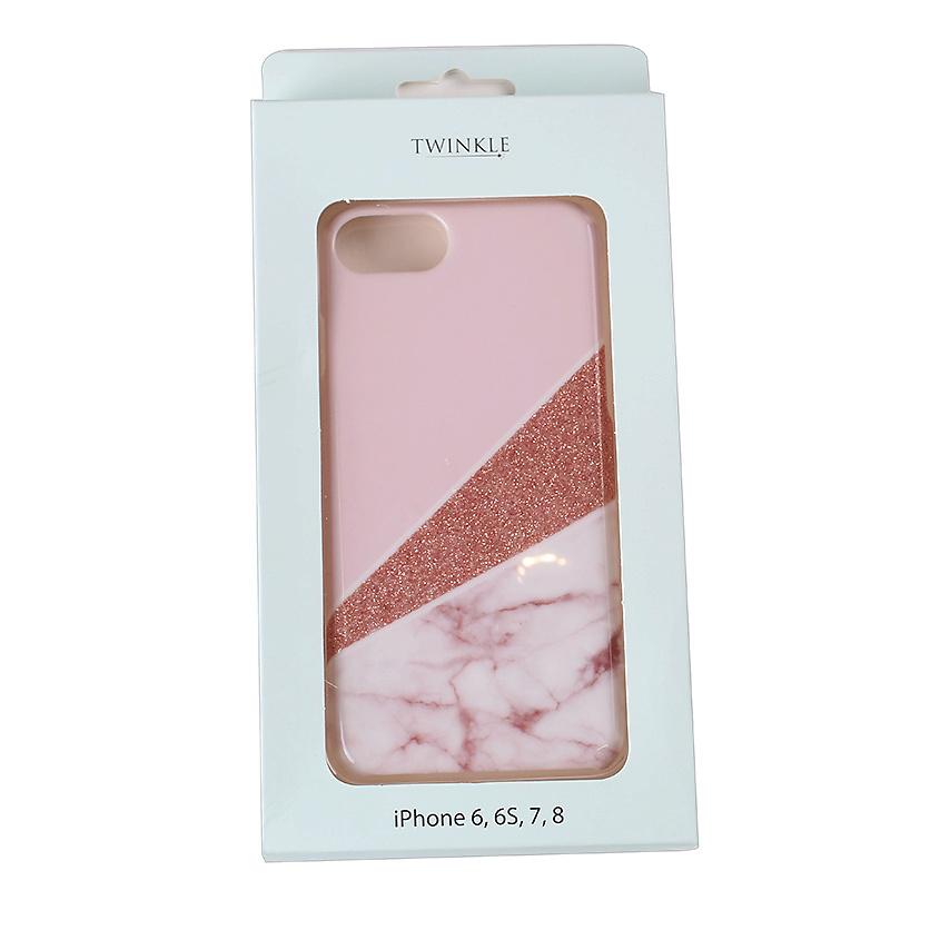 Изображение товара TWINKLE Чехол для iPhone 6,6S,7,8 Twinkle Pink Marble, 1 шт.