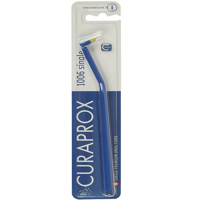 Изображение товара CURAPROX Монопучковая щетка "single & sulcular", Синий
