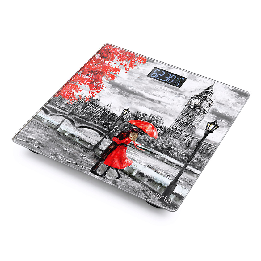 Изображение товара MARTA Весы напольные электронные MT-1609, Черный