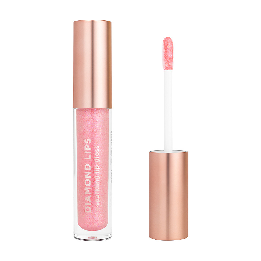 Изображение товара ЛЭТУАЛЬ Сверкающий блеск для губ DIAMOND LIPS, № 002, 4.5 мл
