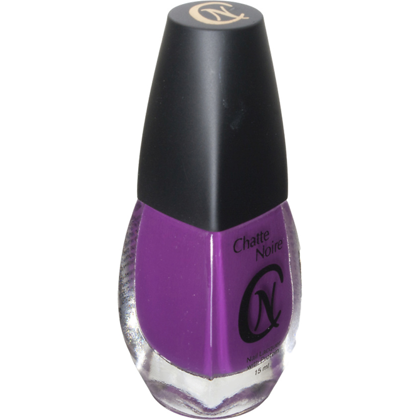 Изображение товара CHATTE NOIRE Лак для ногтей Эмаль Lilac тон 033 темно-фиолетово-сиреневый 15 цветов