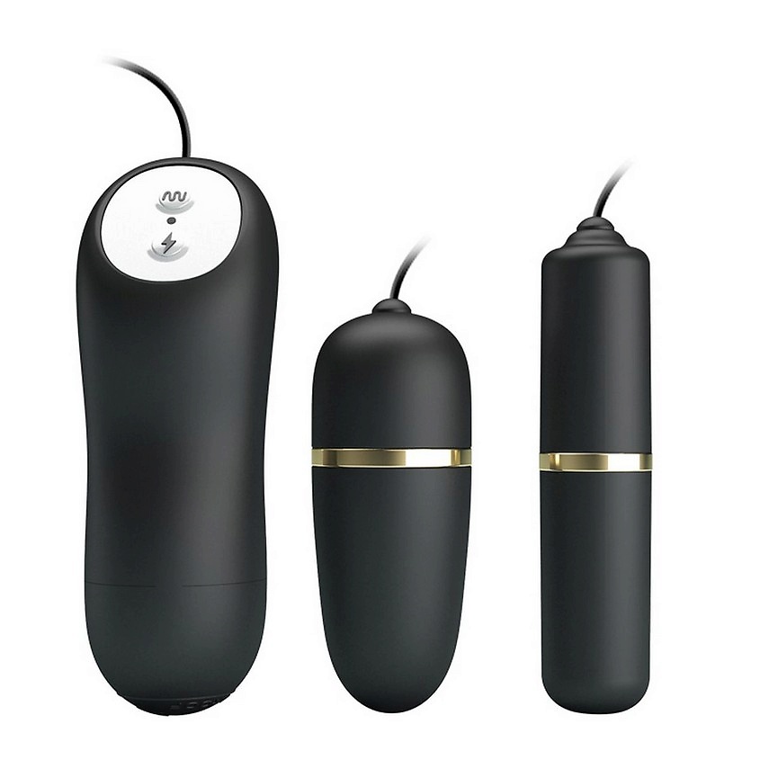 Изображение товара PRETTY LOVE Вибропуля и виброяйцо с электростимуляцией, 1 шт.