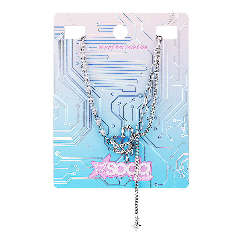 Изображение товара SODA Chan Ожерелье Purple Heart #softdivalution, 1 шт.