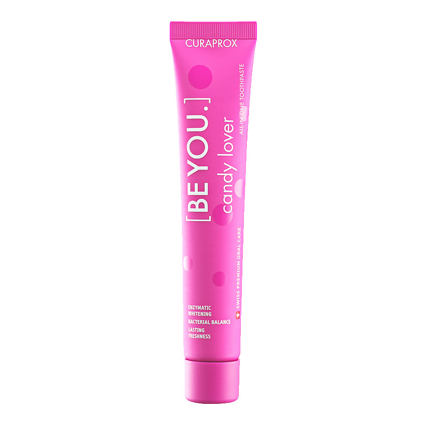 Изображение товара CURAPROX BE YOU Зубная паста Любитель конфет (розовая), цвет: Розовый