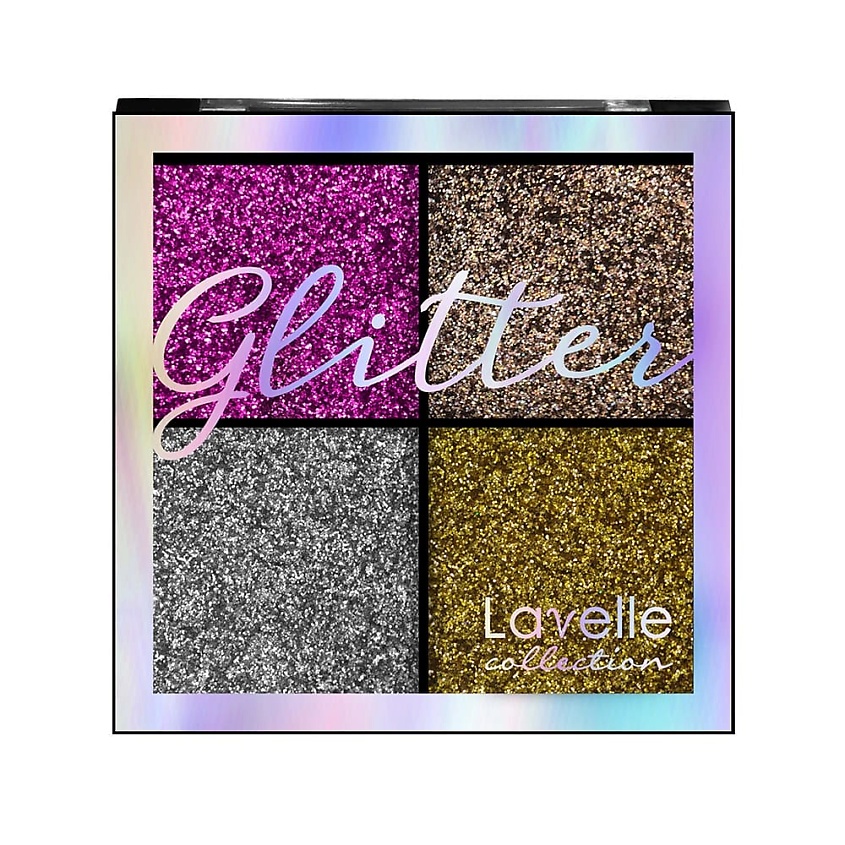 Изображение товара LAVELLE COLLECTION Тени для век "Glitter" Карнавал, 1 шт