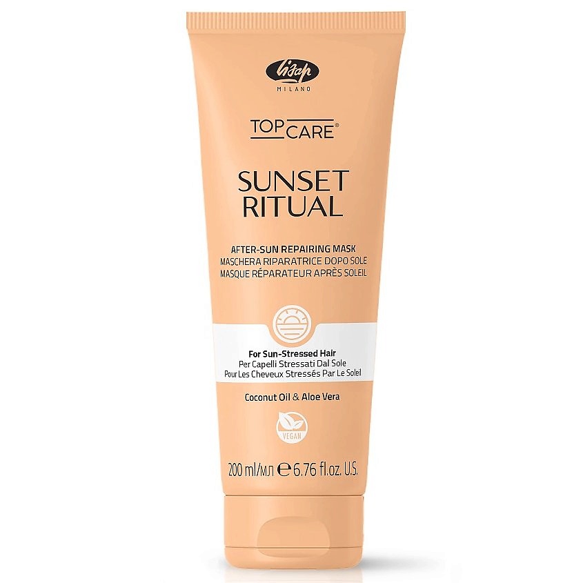 Изображение товара LISAP Маска для волос восстанавливающая после солнца - Sunset Ritual, 200 мл