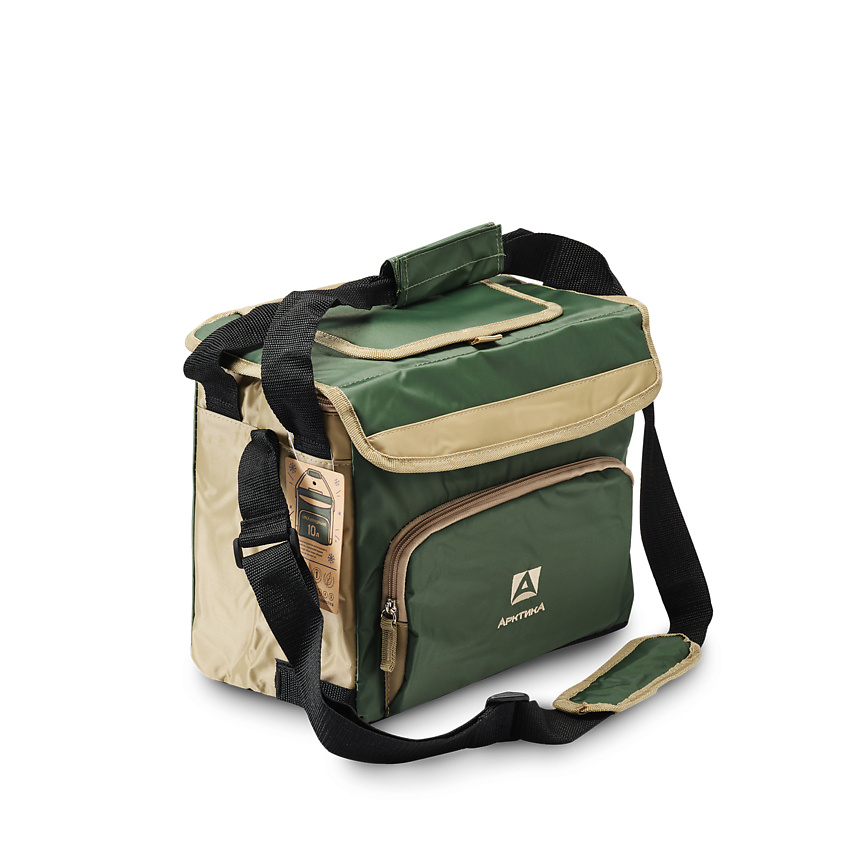 Изображение товара Термосумка Арктика 10 л зеленая теплоизоляция водонепроницаемость