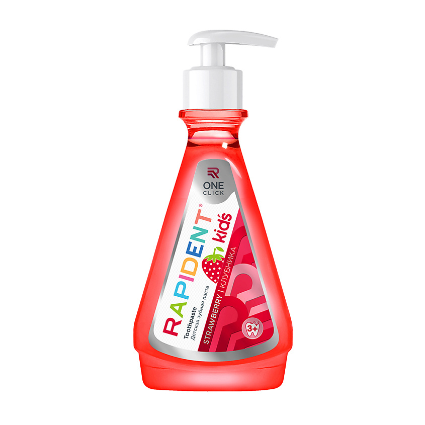 Изображение товара RAPIDENT Детская зубная паста Kid’s «Клубника» 3+, 140 г