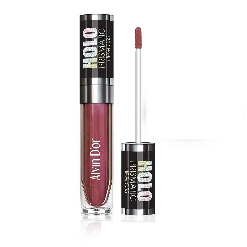 Изображение товара ALVIN D’OR Блеск для губ HoloPrismatic, 15 Винный