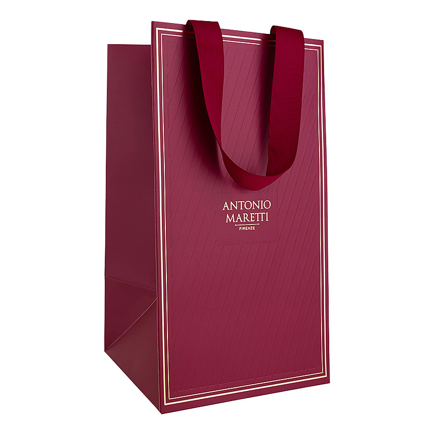 Изображение товара ANTONIO MARETTI Подарочный пакет Vinous, Бордовый, 16*16*30 см