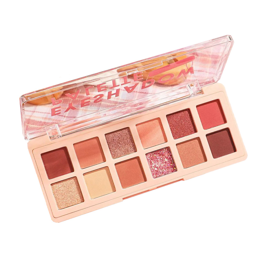 Изображение товара PINK FLASH Палетка теней для век "Pro Touch", №03 "Клубничный пончик"