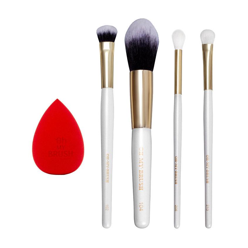 Изображение товара Набор кистей для макияжа OH MY BRUSH MY RITUAL KIT Белый