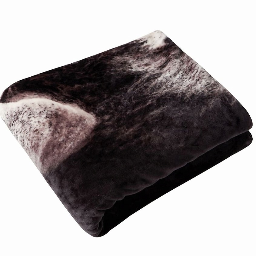 Изображение товара ARYA HOME COLLECTION Плед с принтом 200x220 Lion, Черный