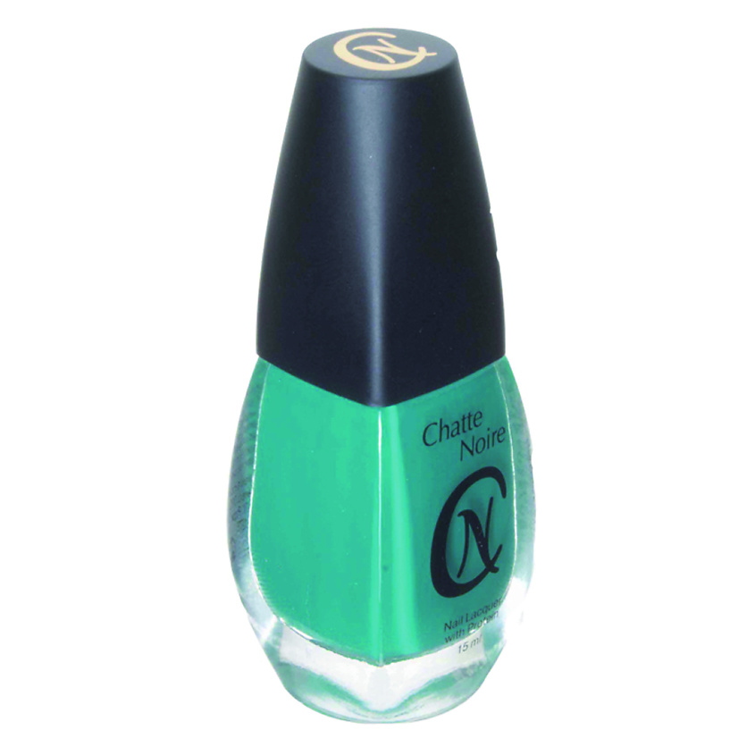 Изображение товара CHATTE NOIRE Лак для ногтей Эмаль Green зеленовато-синий 15 мл быстро сохнущий