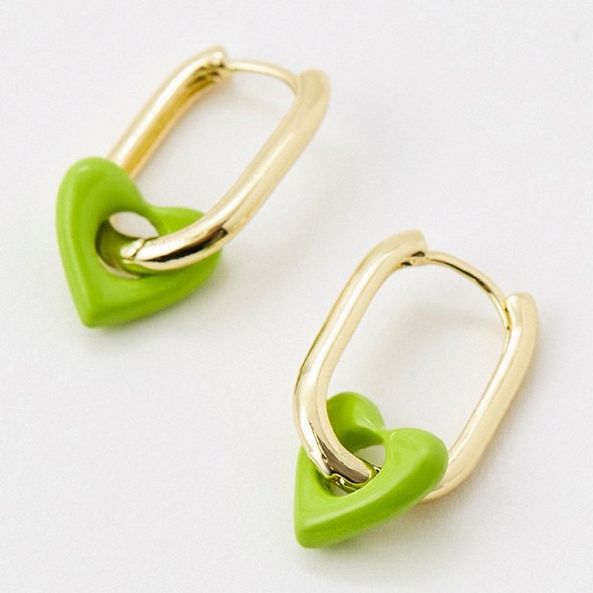 Изображение товара PABUR Серьги HEAVEN, цвет: Зеленый, размер: 00