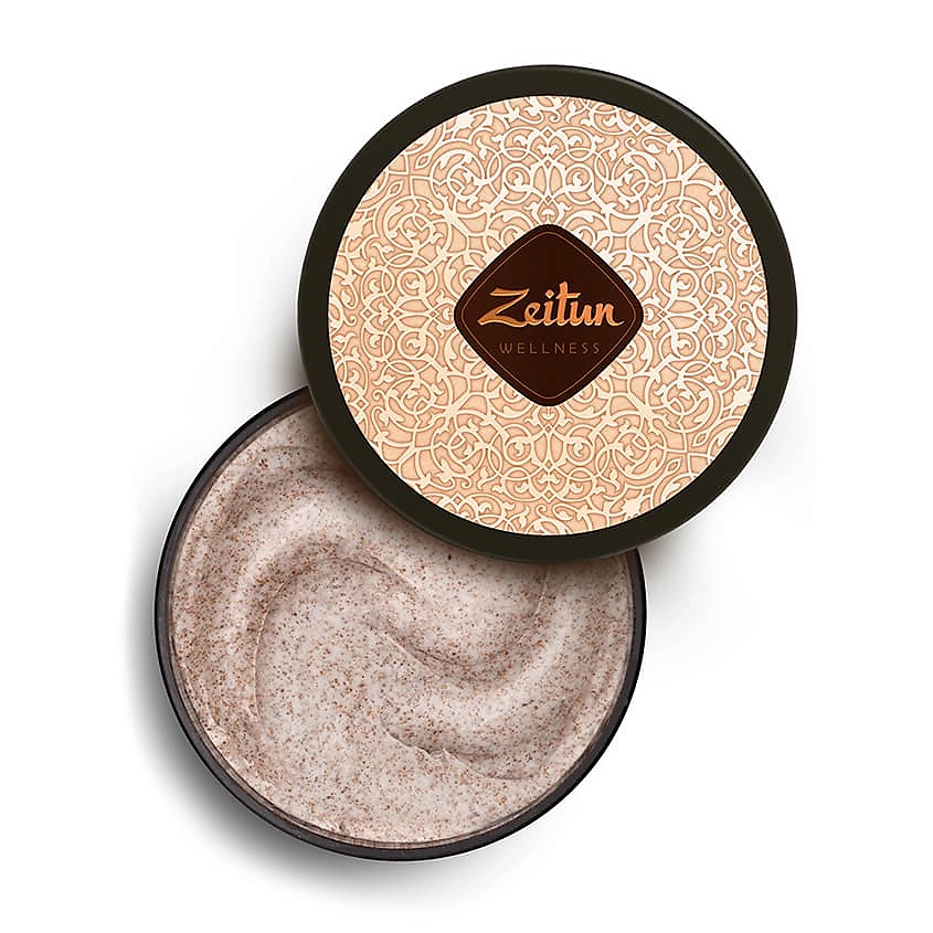 Изображение товара ZEITUN Крем-скраб для тела с маслом карите и сладким миндалем "Ритуал наслаждения" Ritual of Delight, 200 мл