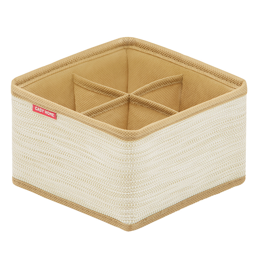 Изображение товара Органайзер CH OR-013 для косметики и бижутерии, 4 ячейки, бежевый