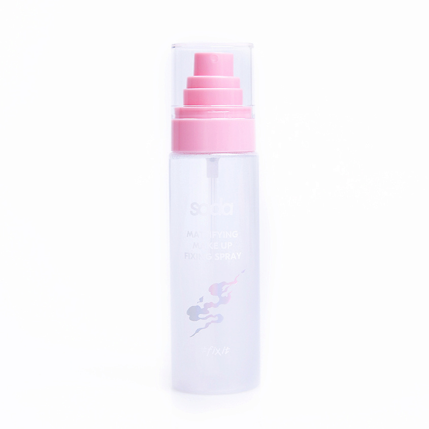 Изображение товара SODA Матовый фиксирующий спрей для макияжа MATTE MAKE UP FIXING SPRAY #fixit, 100 мл