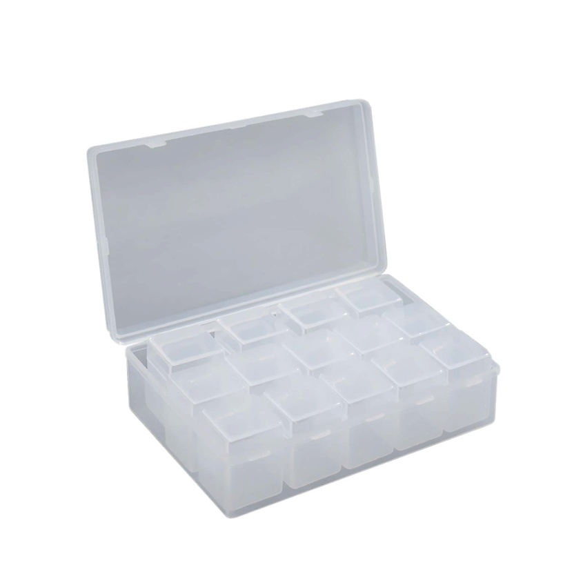 Изображение товара Органайзер для декора и косметики QUEEN FAIR пластиковый прозрачный