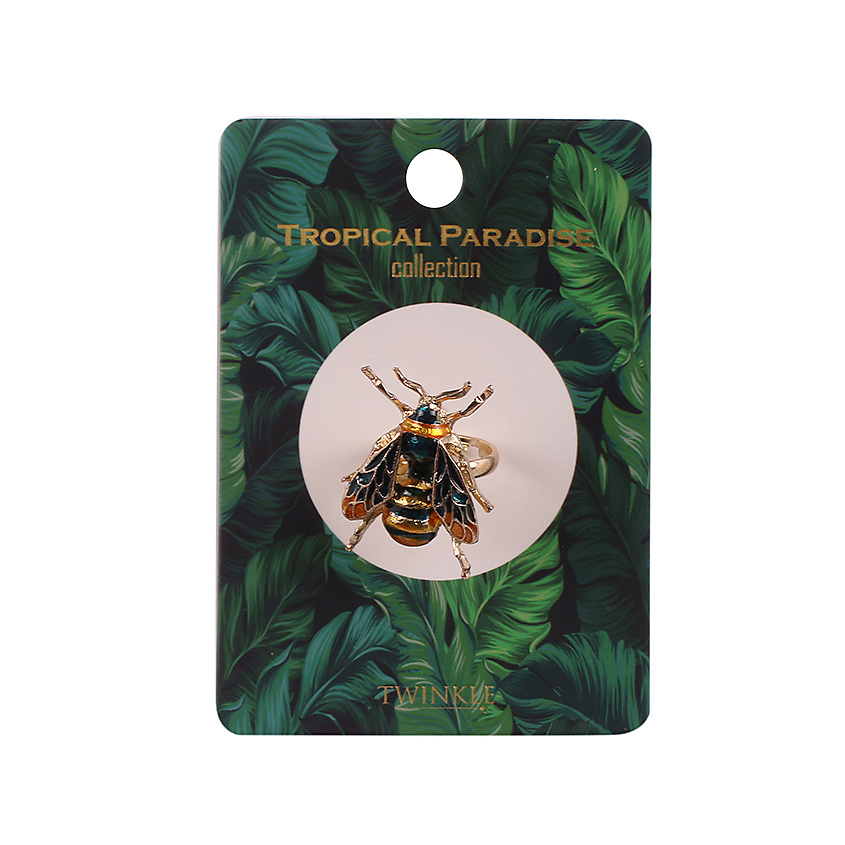 Изображение товара Кольцо TWINKLE Beetle 1 женское яркое уникальное украшение