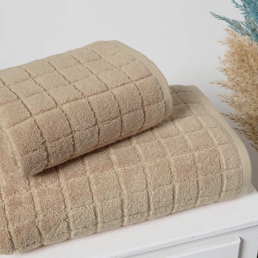 Изображение товара Полотенце Arya HOME COLLECTION 50x90 Quatro коричневое для дома