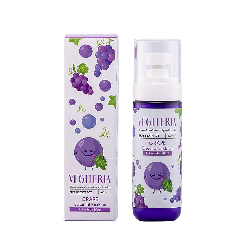 Изображение товара VEGITERIA Очищающая тоник-эмульсия антивозрастная GRAPE, 100 мл