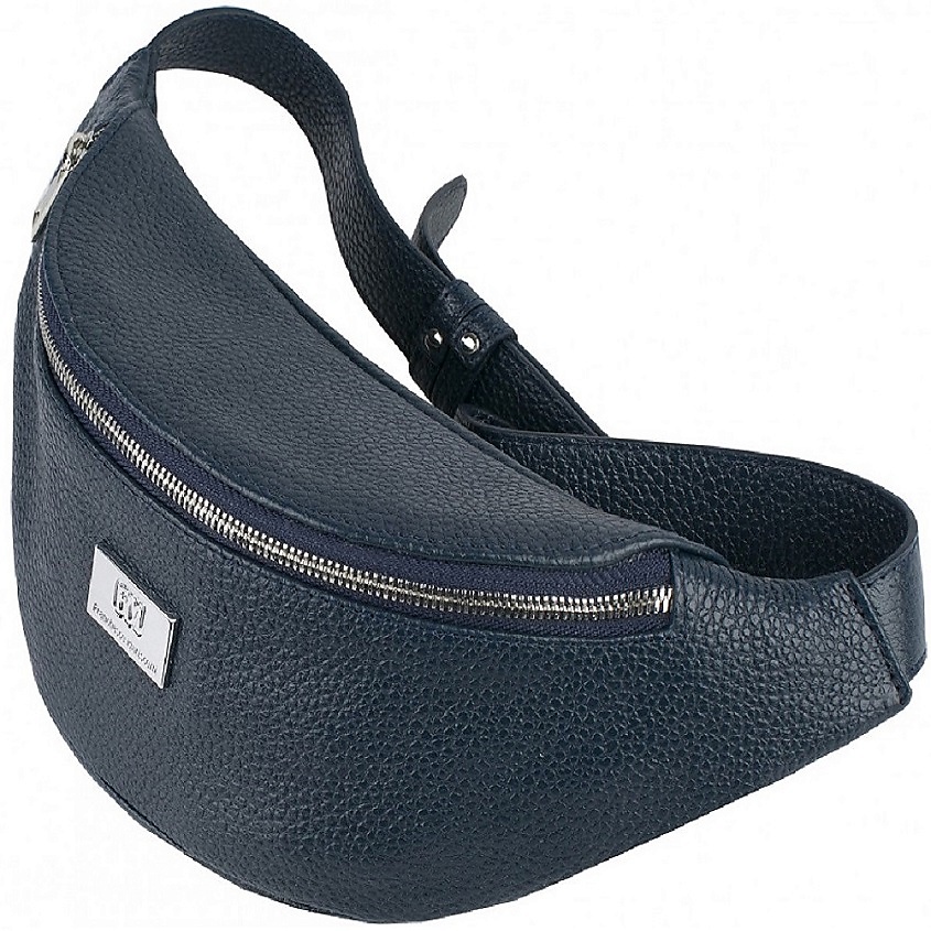 Изображение товара FRANCHESCO MARISCOTTI Сумка бананка поясная кожаная, 1 шт.