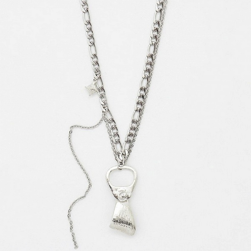 Изображение товара BOCCIOLO Колье KEY, цвет: Серебряный