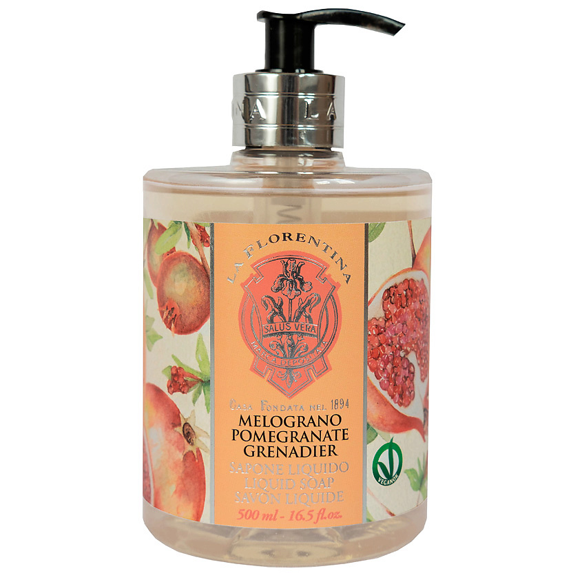 Изображение товара LA FLORENTINA Жидкое мыло Pomegranate. Гранат, 500 мл