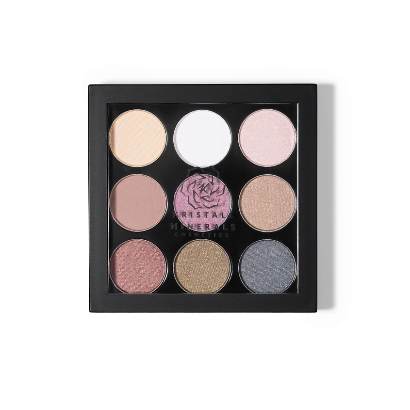 Изображение товара KRISTALL MINERALS COSMETICS Палетка минеральных теней, С800 коричнево-зелёная